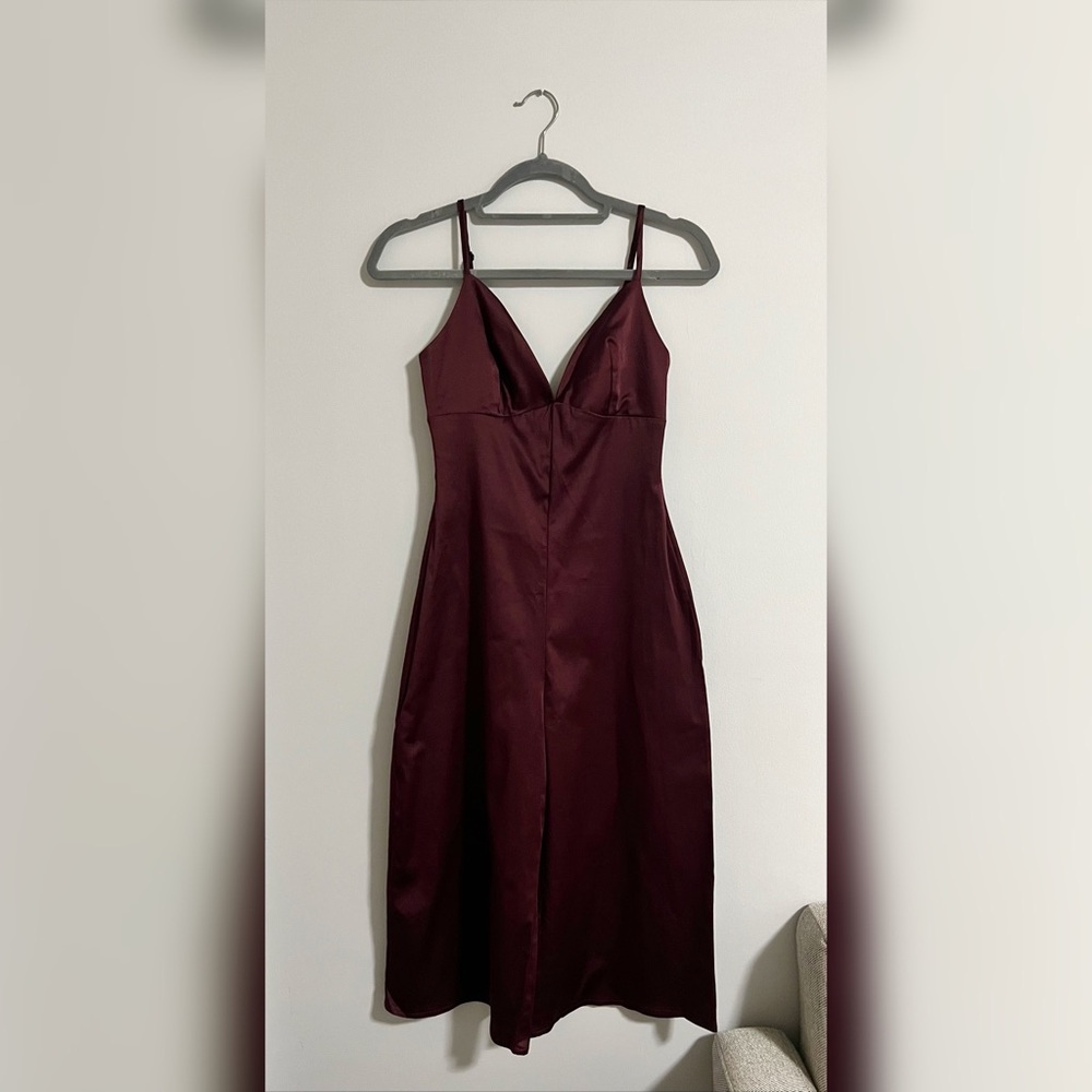 NWT Satin Jumpsuit